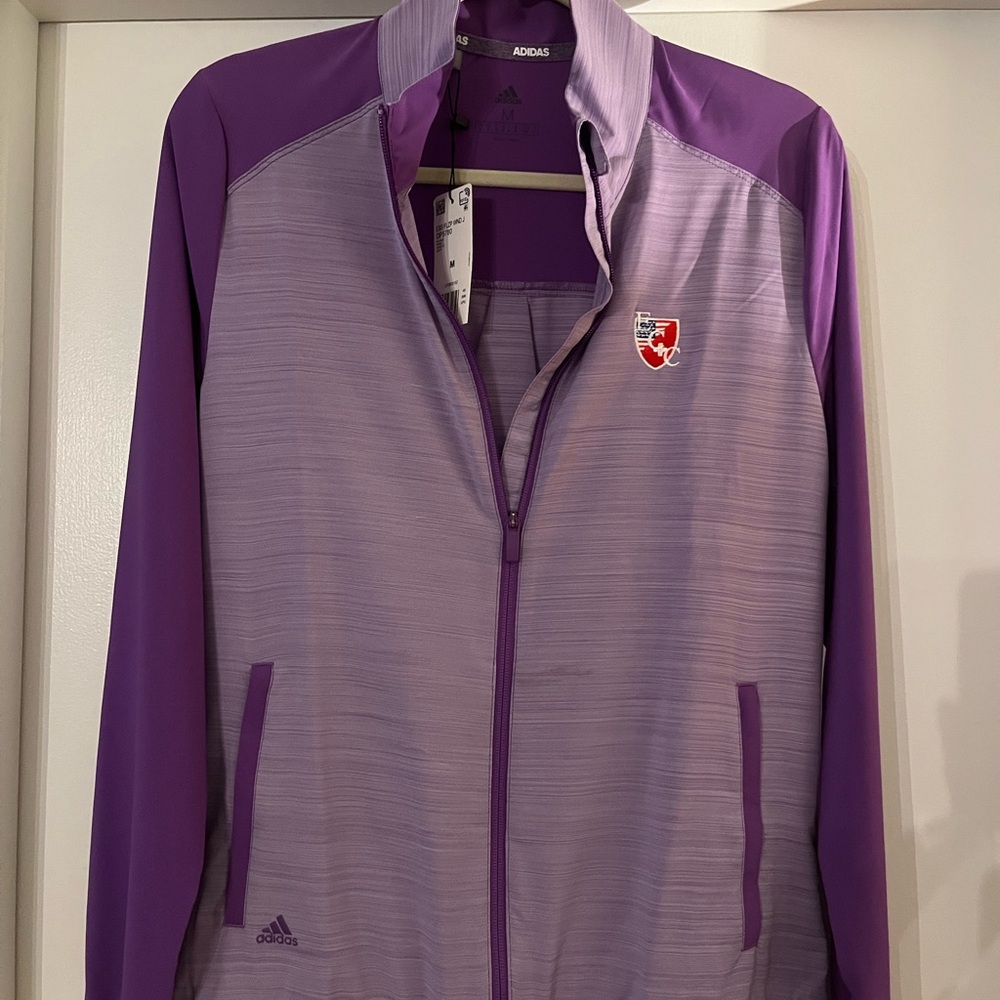 Adidas Women's Purple Golf Jacket